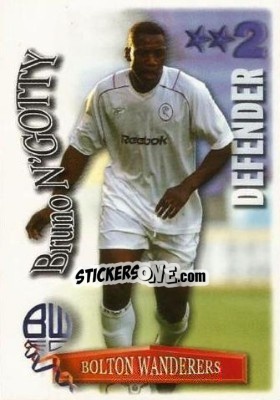 Sticker Bruno N'Gotty - Shoot Out Premier League 2003-2004 n. 74 - Magicboxint
