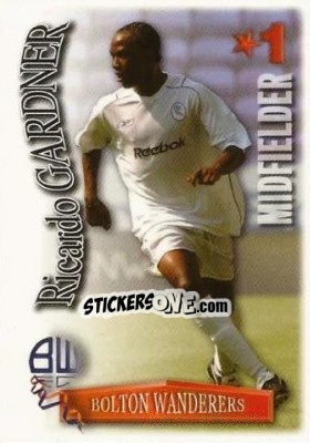 Sticker Ricardo Gardner - Shoot Out Premier League 2003-2004 n. 80 - Magicboxint