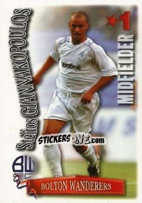 Sticker Stelios Giannakopoulos - Shoot Out Premier League 2003-2004 - Magicboxint