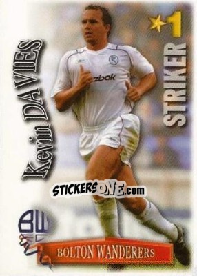 Sticker Kevin Davies - Shoot Out Premier League 2003-2004 n. 89 - Magicboxint