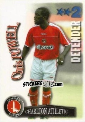 Sticker Chris Powell - Shoot Out Premier League 2003-2004 n. 93 - Magicboxint
