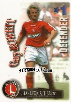 Sticker Gary Rowett - Shoot Out Premier League 2003-2004 - Magicboxint