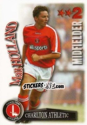 Sticker Matt Holland - Shoot Out Premier League 2003-2004 - Magicboxint