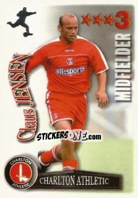 Sticker Claus Jensen - Shoot Out Premier League 2003-2004 - Magicboxint