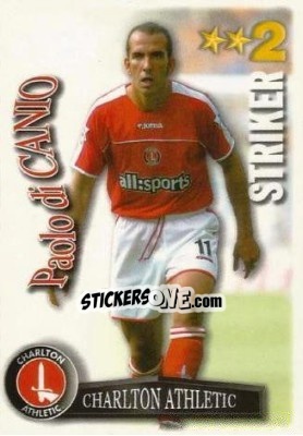 Cromo Paolo di Canio - Shoot Out Premier League 2003-2004 - Magicboxint