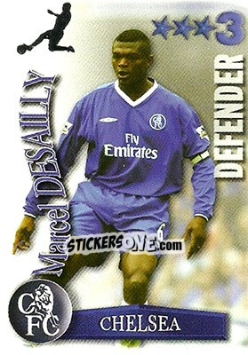Sticker Marcel Desailly - Shoot Out Premier League 2003-2004 n. 111 - Magicboxint