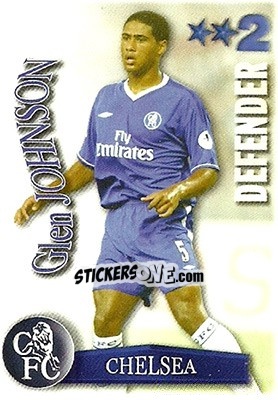 Sticker Glen Johnson - Shoot Out Premier League 2003-2004 - Magicboxint
