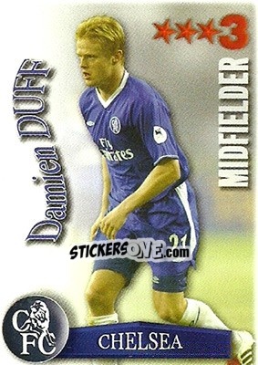 Sticker Damien Duff - Shoot Out Premier League 2003-2004 - Magicboxint