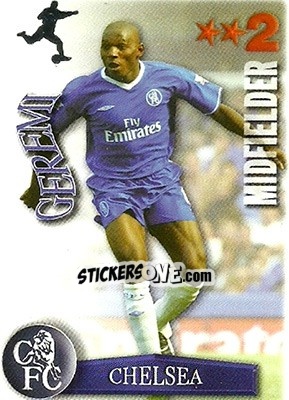 Sticker Geremi - Shoot Out Premier League 2003-2004 n. 120 - Magicboxint