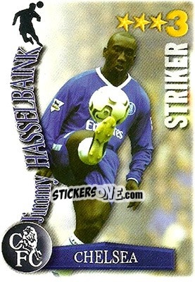 Sticker Jimmy Floyd Hasselbaink - Shoot Out Premier League 2003-2004 - Magicboxint