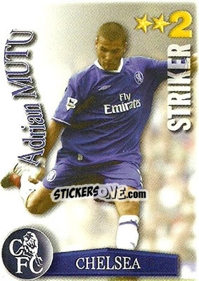 Sticker Adrian Mutu - Shoot Out Premier League 2003-2004 - Magicboxint