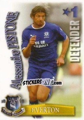 Sticker Alessandro Pistone - Shoot Out Premier League 2003-2004 - Magicboxint