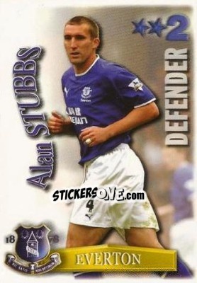 Sticker Alan Stubbs - Shoot Out Premier League 2003-2004 - Magicboxint