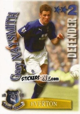 Sticker Gary Naysmith - Shoot Out Premier League 2003-2004 - Magicboxint