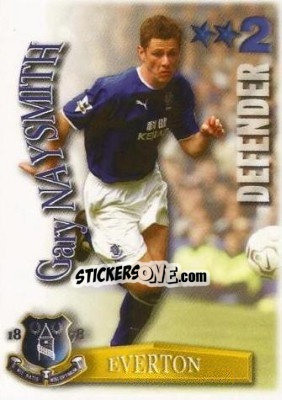Sticker Gary Naysmith - Shoot Out Premier League 2003-2004 n. 132 - Magicboxint