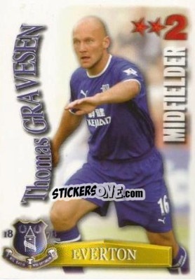 Cromo Thomas Gravesen - Shoot Out Premier League 2003-2004 n. 134 - Magicboxint