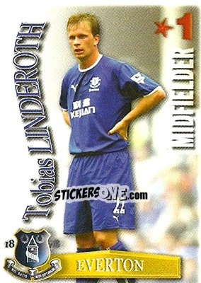Sticker Tobias Linderoth - Shoot Out Premier League 2003-2004 n. 138 - Magicboxint