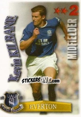 Sticker Kevin Kilbane - Shoot Out Premier League 2003-2004 - Magicboxint