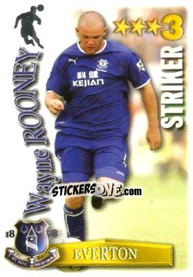 Sticker Wayne Rooney - Shoot Out Premier League 2003-2004 n. 140 - Magicboxint