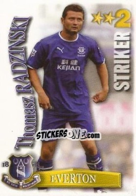 Sticker Tomasz Radzinski - Shoot Out Premier League 2003-2004 - Magicboxint
