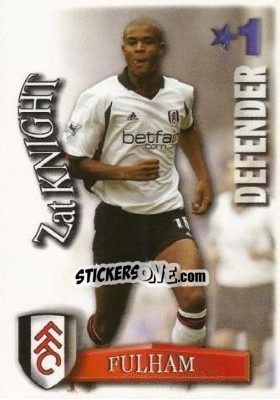 Sticker Zat Knight - Shoot Out Premier League 2003-2004 n. 146 - Magicboxint