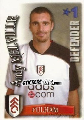 Sticker Andy Melville - Shoot Out Premier League 2003-2004 - Magicboxint
