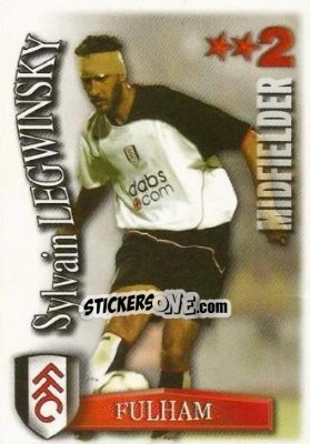 Sticker Sylvain Legwinski - Shoot Out Premier League 2003-2004 - Magicboxint