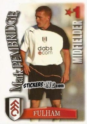 Sticker Mark Pembridge - Shoot Out Premier League 2003-2004 n. 158 - Magicboxint