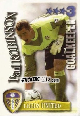 Sticker Paul Robinson - Shoot Out Premier League 2003-2004 - Magicboxint