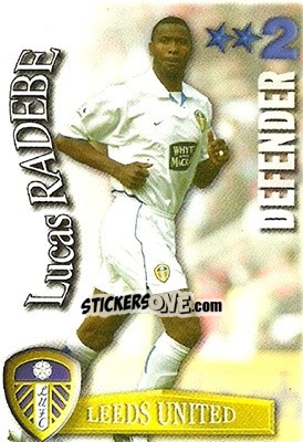 Sticker Lucas Radebe - Shoot Out Premier League 2003-2004 n. 169 - Magicboxint
