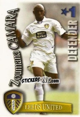 Sticker Zoumana Camara - Shoot Out Premier League 2003-2004 - Magicboxint