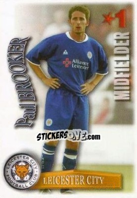 Sticker Paul Brooker - Shoot Out Premier League 2003-2004 - Magicboxint