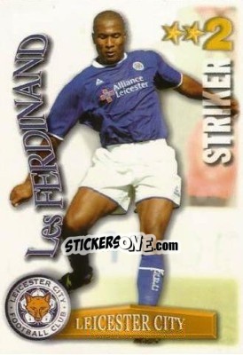 Sticker Les Ferdinand - Shoot Out Premier League 2003-2004 n. 195 - Magicboxint