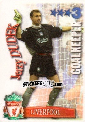 Sticker Jerzy Dudek - Shoot Out Premier League 2003-2004 - Magicboxint