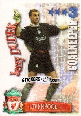 Sticker Jerzy Dudek - Shoot Out Premier League 2003-2004 n. 199 - Magicboxint