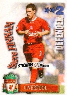 Sticker Steve Finnan - Shoot Out Premier League 2003-2004 n. 201 - Magicboxint
