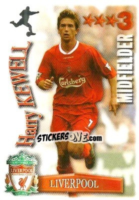 Sticker Harry Kewell - Shoot Out Premier League 2003-2004 n. 205 - Magicboxint