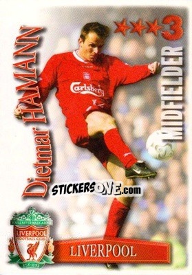 Sticker Dietmar Hamann - Shoot Out Premier League 2003-2004 - Magicboxint