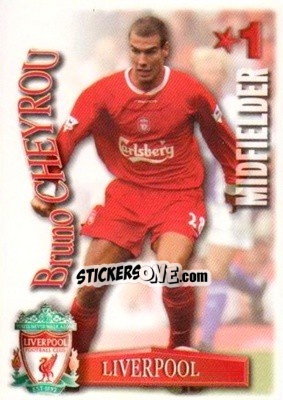 Cromo Bruno Cheyrou - Shoot Out Premier League 2003-2004 n. 212 - Magicboxint