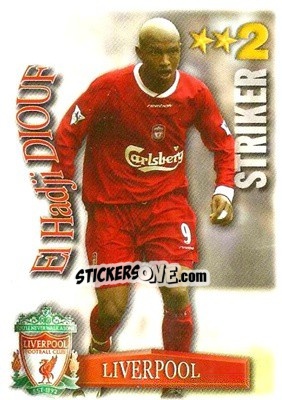 Sticker El Hadji Diouf - Shoot Out Premier League 2003-2004 - Magicboxint