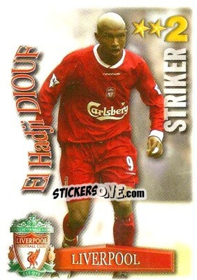 Sticker El Hadji Diouf - Shoot Out Premier League 2003-2004 n. 215 - Magicboxint
