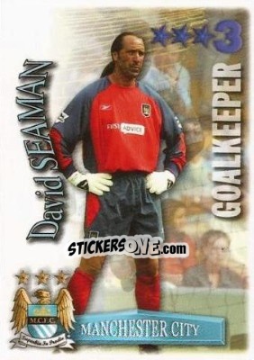 Sticker David Seaman - Shoot Out Premier League 2003-2004 - Magicboxint