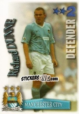 Sticker Richard Dunne - Shoot Out Premier League 2003-2004 n. 222 - Magicboxint