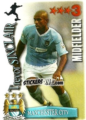 Sticker Trevor Sinclair - Shoot Out Premier League 2003-2004 - Magicboxint
