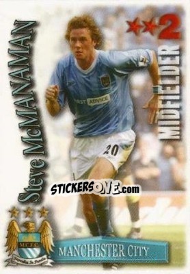 Sticker Steve McManaman - Shoot Out Premier League 2003-2004 n. 231 - Magicboxint