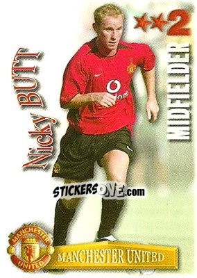 Sticker Nicky Butt - Shoot Out Premier League 2003-2004 - Magicboxint
