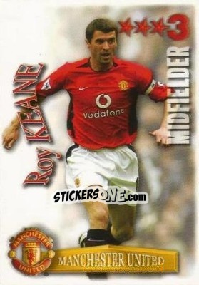 Cromo Roy Keane - Shoot Out Premier League 2003-2004 - Magicboxint