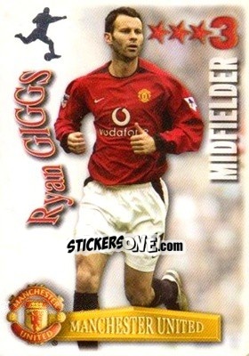 Sticker Ryan Giggs - Shoot Out Premier League 2003-2004 n. 244 - Magicboxint