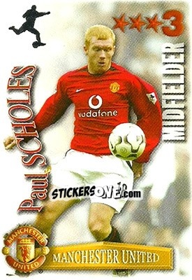 Figurina Paul Scholes - Shoot Out Premier League 2003-2004 - Magicboxint