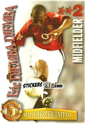 Cromo Eric Djemba-Djemba - Shoot Out Premier League 2003-2004 - Magicboxint